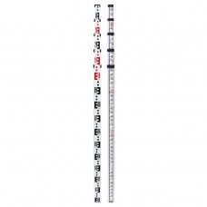 5M /16-ft Alum Leveling Rod (CR) - M,10ths