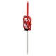 1518-R Mini Prism Sliding Pole System, Red  