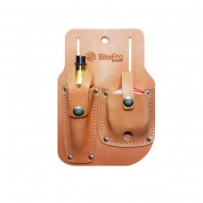 10218G Gammon Reel and Plumb Bob Leather Sheath