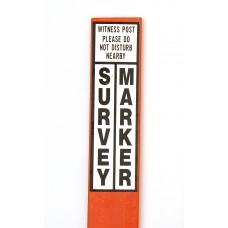 6ft Fiberglass Boundary Stake w/SM 110 Decal