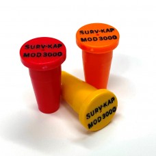 PERMAMARK Plastic Marker with recessed black letters for 3/8" Rebar or 1/2" pipe 