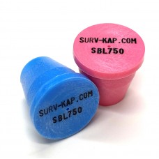 Plastic Marker with recessed black letters for 3/4" Rebar